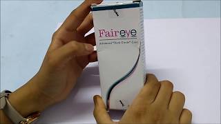 English Review of Fair Eye Dark Circle Cream  ClickOnCare [upl. by Yolande]