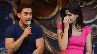 Aamir Khan REACTS to Salman Katrina WEDDING at Dhoom 3 Song Launch [upl. by Isabelle]