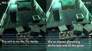 Metal Gear Solid 2 HD PS Vita vs PS3 FrameRate Tests [upl. by Elagiba]