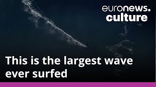 Watch German surfer breaks world record for biggest wave ever surfed [upl. by Mcculloch894]