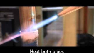 Brazing Copper Pipe Plumbing [upl. by Kela]