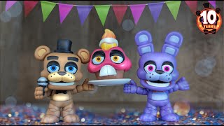 HAPPY 10 YEARS FNAF New Funko Anniversary Mystery Minis Review [upl. by Lynch]