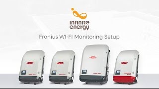 Fronius WiFi Set Up  Infinite Energy  Support [upl. by Artimas35]