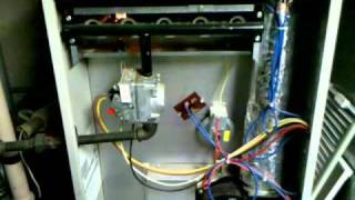 1992 Nordyne Intertherm Gas Furnace Ignition [upl. by Accber124]