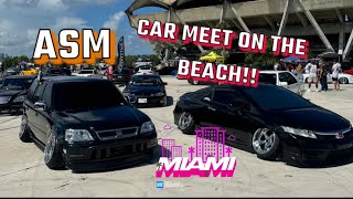 STANCE CARS TOOK OVER MIAMI FLORIDA Atlantic street movement Miami [upl. by Ateloj978]