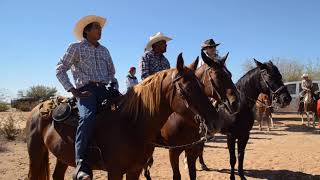 Cabalgata a Quitovac Sonora tohono oodham [upl. by Aztinaj]