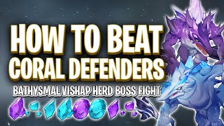 How to easily beat the Bathysmal Vishap Boss  Genshin Impact [upl. by Steffie]