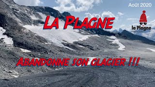 la Plagne abandonne son glacier  télécabine de Bellecôte glacier de la Chiaupe [upl. by Schou948]