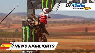 News Highlights  EMX125 Presented by FMF Racing Race 2  MXGP of Castilla La Mancha 2024 MXGP [upl. by Indys5]