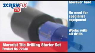 Screwfix Marcrist Tile Drilling Starter Set [upl. by Anina970]