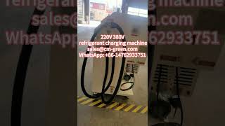 refrigerant charging station freon recovery recharge machine automatic ac charging station [upl. by Keverne]