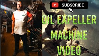 oil expeller Machine video [upl. by Dnalyr76]