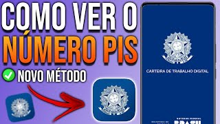 Como VER NÚMERO DO PIS na CARTEIRA DE TRABALHO DIGITAL [upl. by Okuy]