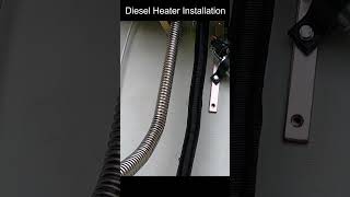 Diesel Heater installation shorts vevor [upl. by Yllus]