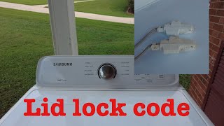 Samsung washer won’t complete full cyclelid lock code [upl. by Rudy708]