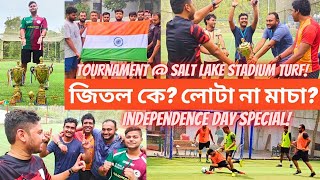 Turf Tournament VLOG  Salt Lake Stadium 🔥 PreDerby Football Clash ❤️ [upl. by Acireed]