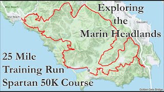 Exploring the Marin Headlands 25 Mile Trail Run on the Golden Gate Classic course [upl. by Ahsuatan683]