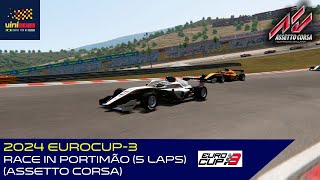 2024 Eurocup3  Race in Portimão 5 laps  Sausages Assetto Corsa [upl. by Sproul479]