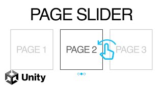 Unity Page Slider A Canvas control for scrolling through pages of content [upl. by Radmilla]