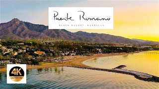 Puente Romano Beach Resort amp Nobu Hotel Marbella 5 Star Luxury in Golden Mile Costa Del Sol Spain [upl. by Ogilvy]