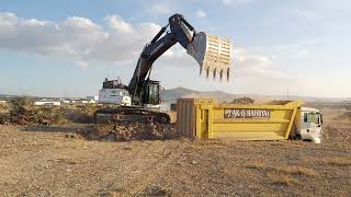 Bu Kovanın Hakkını Vereceksin Hidromek 500LC Ekskavatör  HMK 50 Ton Excavator Loading Man Trucks [upl. by Isidora]