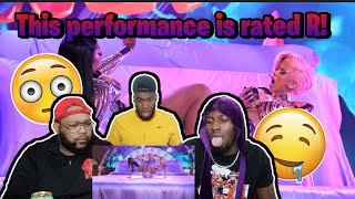 Cardi B Up WAP feat Megan Thee Stallion GRAMMYs Performance REACTION [upl. by Aicertal]