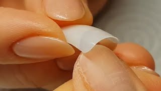 Żel na tipsie mlecznym krok po kroku  Nail Tips Extensions Step by Step Tutorial [upl. by Puklich406]