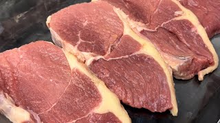 Soy marinade steak with honey amp ginger  Steak recipe  How to  Cast iron [upl. by Melessa]