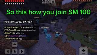 How To Join SM 100 In Minecraft Multiplayer Server LIFEBOAT Survival Mode Bedrock Edition MCPE [upl. by Roos]