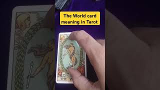 The World card meaning in Tarot tarot fortunetelling viralvideo [upl. by Alatea]