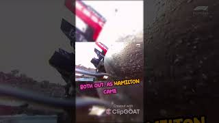 Hamilton and Verstappen Crash Out in Dramatic Collision [upl. by Ennyl]