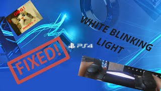 PLAYSTATION 4 Controller Not ConnectingWhite Light FIXED [upl. by Cinelli]