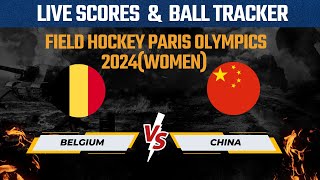 Belgium Vs China Hockey Live Scores amp Updates  FIH Hockey Paris Olympics 2024 [upl. by Onairelav665]