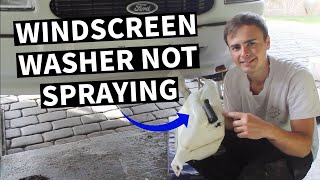 Windscreen Washer Pump Diagnosis and Repair [upl. by Ycnej]