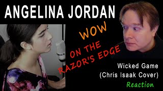 ANGELIA JORDAN  Wicked Game  REACTION  so impeccably on the razors edge [upl. by Weingarten]