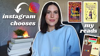 Instagram chooses what I read for the week  reading vlog [upl. by Giguere]