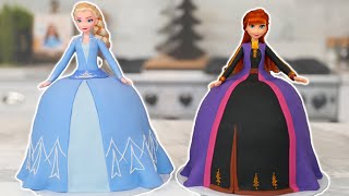 FROZEN 2 PRINCESS Cakes  NERDY NUMMIES [upl. by Bohlen]