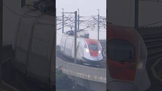 WHOOSH KCIC400AF Fast Train railway highspeedtrain kcic train bullettrain train trending [upl. by Sivatnod]