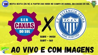 CAXIAS X FC ESTÂNCIA VELHA  LIGA SERRANA  251024  AO VIVO E COM IMAGENS [upl. by Novla930]