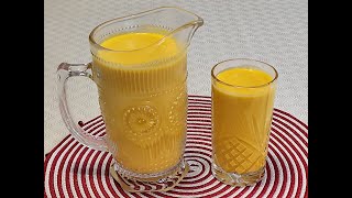 Mango Lassi Recipe Restaurant Style How to make mango lassi Mango lassi banane ka tarika Urdu Hindi [upl. by Ahsihat523]