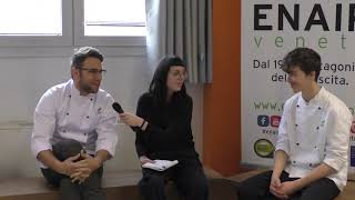 Intervista ad Andrei Trandafir allievo Chef di Enaip Padova e Gianluca Martignon Chef Formatore [upl. by Edyaw658]