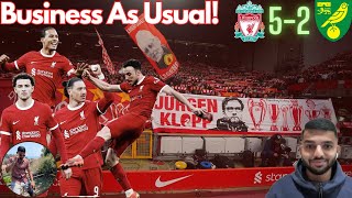 Business As Usual  Reds Treat Klopp To 7 Goal Thriller  Liverpool vs Norwich Post Match Review [upl. by Atnwahsal]