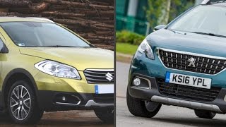 2016 Suzuki SX4 SCross vs 2016 Peugeot 2008 [upl. by Yelah]