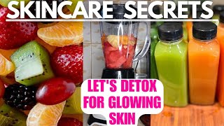 SKINCARE TIPSDETOX JUICE 37 days CLEANSE for Clear skin skincare skincaretips juices [upl. by Alben]