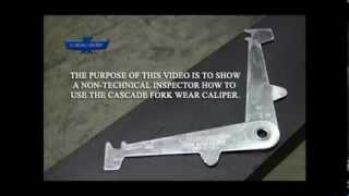 Forklift Fork Inspection  Cascade Fork Wear Caliper Training [upl. by Ivonne132]