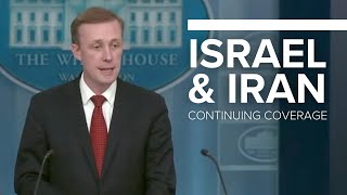 The White House responds to IsraeliIranian tensions [upl. by Arrec]