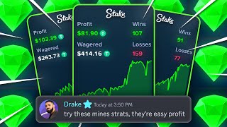 TESTING MY FANS BEST STAKE MINES STRATEGIES [upl. by Yeoj]