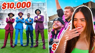 ROSE REACTS TO SIDEMEN 10000 VS 10 FOOTBALL MATCH [upl. by Bronk]