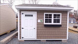 💙💙10x12 SHED  SHE SHED  MAN CAVE  STORAGE IDEAS  VIRTUAL SHED TOUR 39 [upl. by Schnorr111]