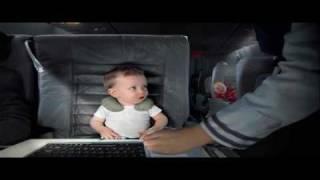 ETRADE AIRPLANE BABY SUPER BOWL XLIV 2010 COMMERCIAL [upl. by Douglass]